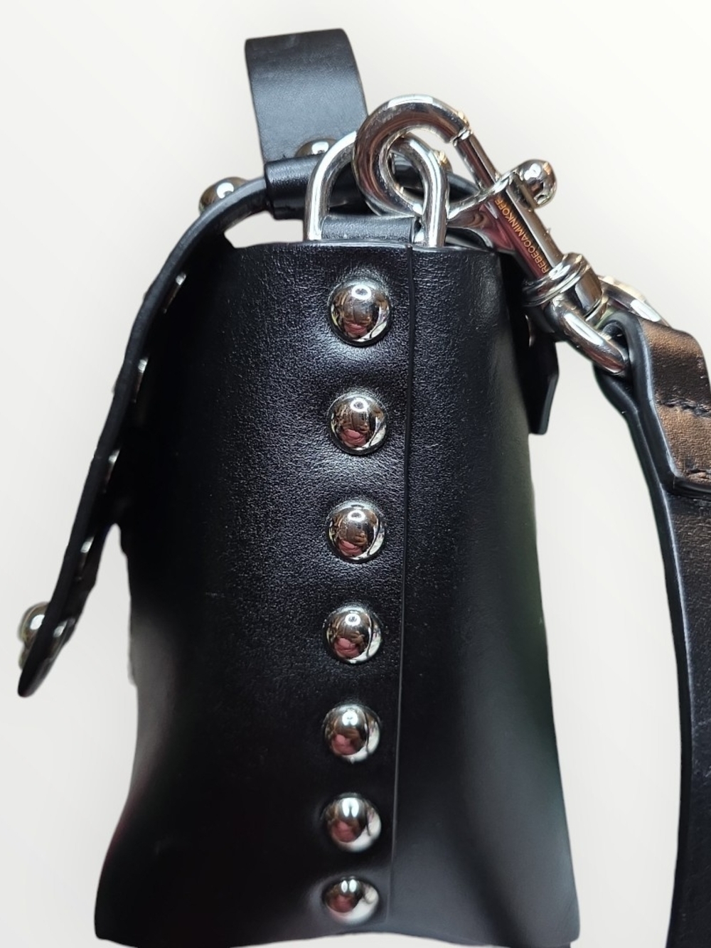 Rebecca Minkoff Blythe Medium Studded Leather Crossbody Bag EUC - Picture 4 of 14